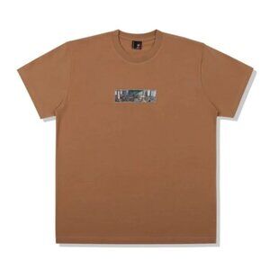 Derschutze Tee T- Shirt Jersey History Class German Streetwear SZ L Mocha NWOT